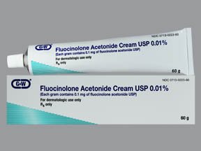 Image 0 of Fluocinolone Acetonide 0.01% Cream 60 Gm By G & W Laboratories