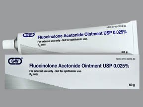 Fluocinolone Acetonide 0.025% Oint 60 Gm By G & W Laboratories