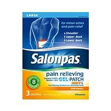 Salonpas Pain Relief Patch Gel Large 3 ct