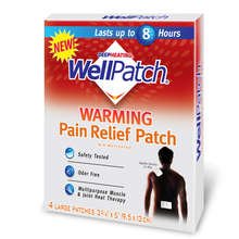 Image 0 of Wellpatch Warming Pain Relief Patch 4 ct