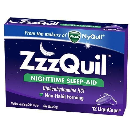 Zzzquil Nighttime Sleep-Aid Liquigel 12 Ct