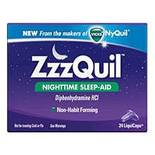 Zzzquil Nighttime Sleep Aid Liquigel 24 Ct