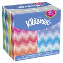Image 0 of Kleenex Facial Tissue Pocketpacks 24 x 8 Ct