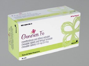 Generess Fe Tab 3X28 By Actavis Pharma.