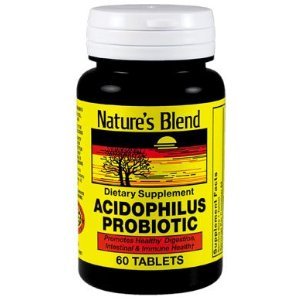 Image 0 of Nature's Blend Acidophilus Probiotic Tablets 60 ct