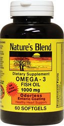 Image 0 of Nature's Blend Omega-3 1000mg Softgels 60 ct