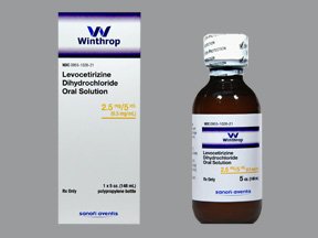 Image 0 of Levocetirizine Dihydrochloride 2.5Mg/5Ml Solution  1X148 Ml Mfg.by:Prasco/Winthr