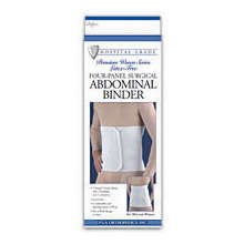 FLA Abdominal Binder Surgical Woven 12'' 4 Panel Large