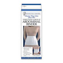 FLA Abdominal Binder Surgical Woven 9'' 3 Panel Medium