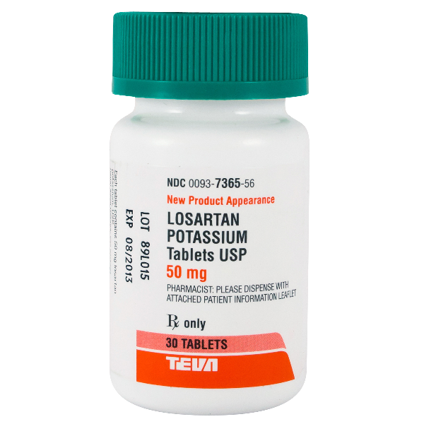 Modig Åre Blinke Losartan Potassium 50 Mg Tabs 30 By Teva Pharma