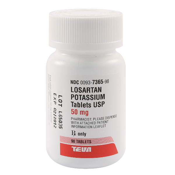 Losartan Potassium 50 Mg Tabs 90 By