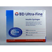 B-D Ultra-Fine 12.7MM 30G x 0.5CC 100ct