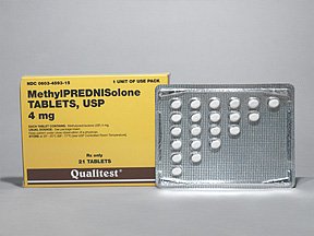 Image 0 of Methylprednisolone 4Mg Tabs 21 Dspk By Qualitest Products