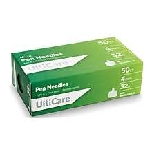 Image 0 of UltiCare Pen Needles Micro 32g x 4mm 50 ct