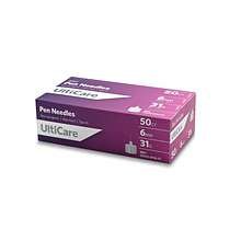 Image 0 of UltiCare Pen Needles 31G 50 Ct By Ultimed Inc