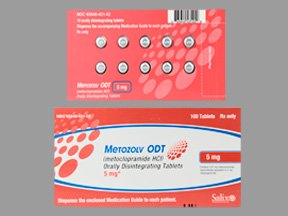 Image 0 of Metozolv 5 Mg Odt 100 By Valeant Pharma 