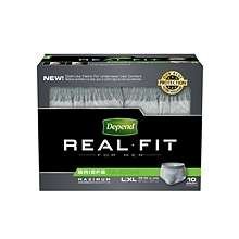 Depend Real Fit Briefs for Men Large/X-large 4x10 ct