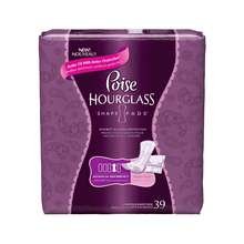 Poise Hourglass Pads Maximum 4x27 ct