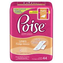 Poise Liners Very Light Long 6x44 ct