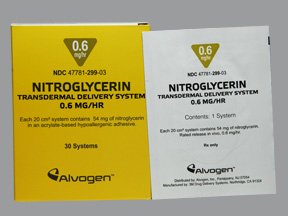 Nitroglycerin 0.6Mg/Hr Patch 30 By Alvogen Inc