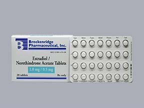 Image 0 of Estradiol-Noreth 1-0.5 Mg 28 Tabs By Breckenridge Pharma