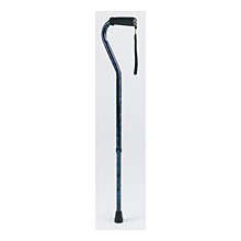 Carex Aluminum Cane Offset Designer Blue