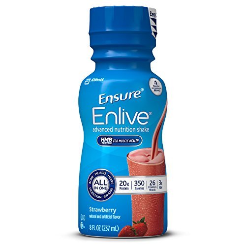 Image 0 of Ensure Enlive Strawberry 4 x 4 x 8 Oz