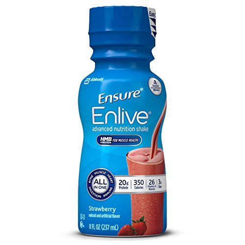 Ensure Enlive Strawberry 4 x 4 x 8 Oz