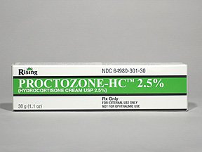 Proctozone Hc 2.5% Cream 30 Gm By Rising Pharm