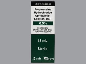 Proparacaine 0.5% Drop 15 Ml By Akorn Inc 