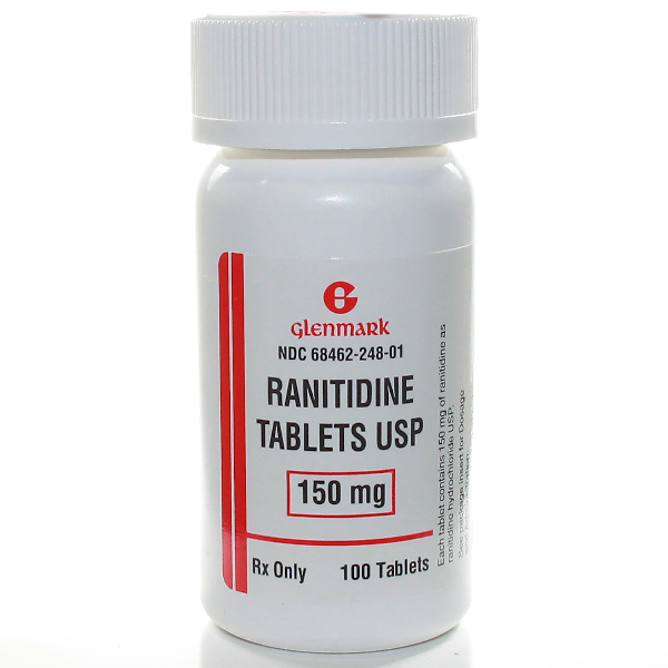 Image 0 of Ranitidine 150 Mg Tabs 100 By Glenmark Generics. 