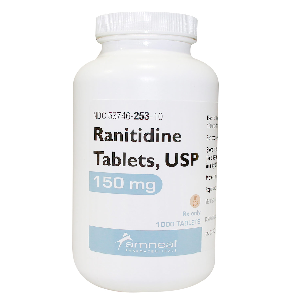 Ranitidine 150 Mg Tabs 1000 By Amneal Pharma. 