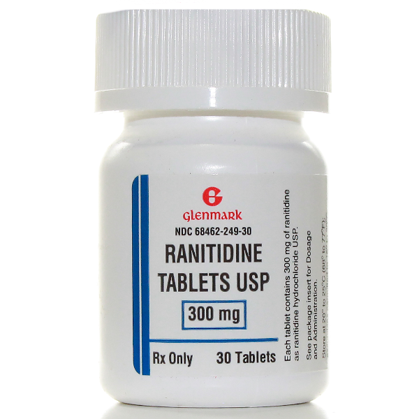 Image 0 of Ranitidine 300 Mg Tabs 30 By Glenmark Generics. 