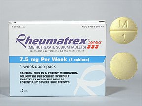 Image 0 of Rheumatrex Dp 7.5 Mg Tabs 4X3 By Generics Bidco