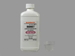 Image 0 of Riomet 500Mg/5Ml Solution 473 Ml By Ranbaxy Labs