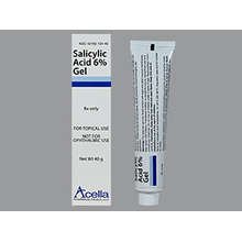 Salicylic Acid Topical 6% Gel 40 Gm By Acella Pharma.
