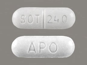 Image 0 of Sotalol 240 Mg Tabs 100 By Apotex Corp.