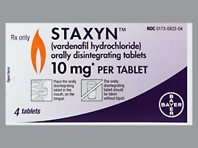Image 0 of Staxyn 10 Mg odt 4 By Glaxo Smithkline. 