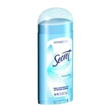 Secret Antiperspirant/Deodorant Invisible Solid Shower Fresh 2.6 Oz