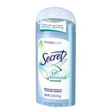 Secret Original Invisible Unscented Solid Deodorant 2.6 Oz