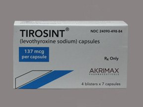 Image 0 of Tirosint 137 Mcg Caps 28 By Akrimax Pharma