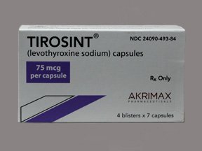 Tirosint 88Mcg Caps 4X7 Each Mfg.by:Akrimax Pharmaceuticals, Llc, USA. Rx Requi