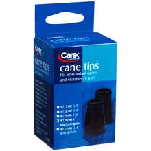Cane Tip 1 Inch Black