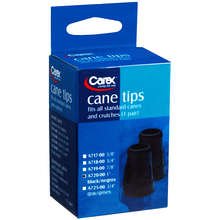 Cane Tip 1 Inch Black