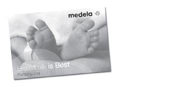 Image 0 of Medela Breastmilk Pumping Log ? English Case of 150