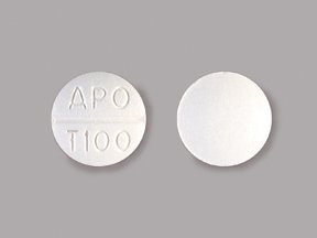Image 0 of Trazodone 100 Mg Tabs 100 Unit Dose By Apotex Corp.