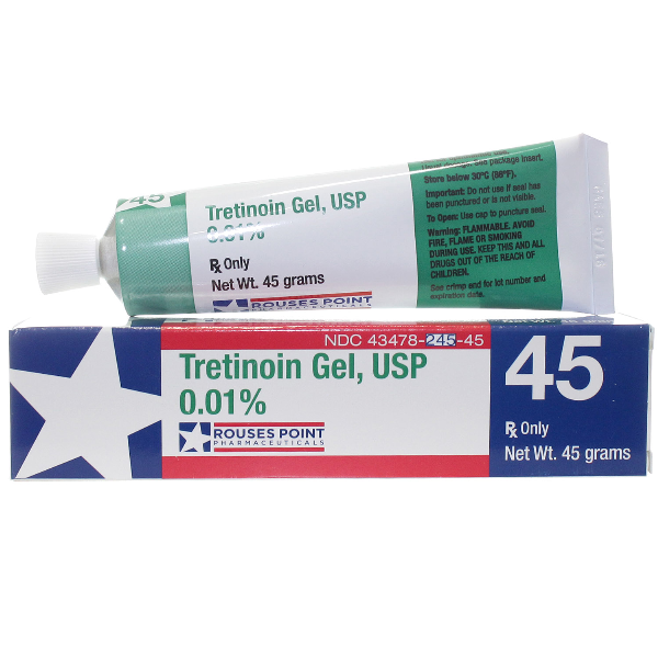Tretinoin 0.01% Gel 45 Gm By Perrigo Co.