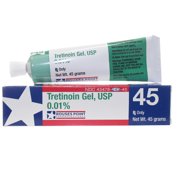 Image 0 of Tretinoin 0.01% Gel 45 Gm By Perrigo Co.