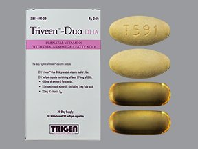Image 0 of Triveen Duo Dha 60 Tabs By Trigen Labs