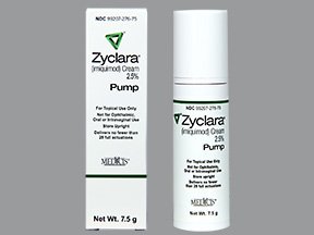 Zyclara 2.5% Cream Pump 7.5 Gm. By Valeant Pharma